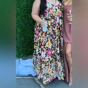 Maxi flower dress